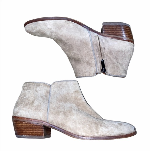 Sam Edelman 9M tan leather ankle booties - Picture 1 of 11